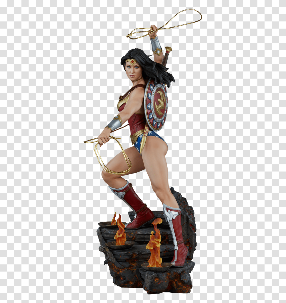 Wonder Woman Sideshow Statue 2018 Premium Format, Person, Human, Costume Transparent Png