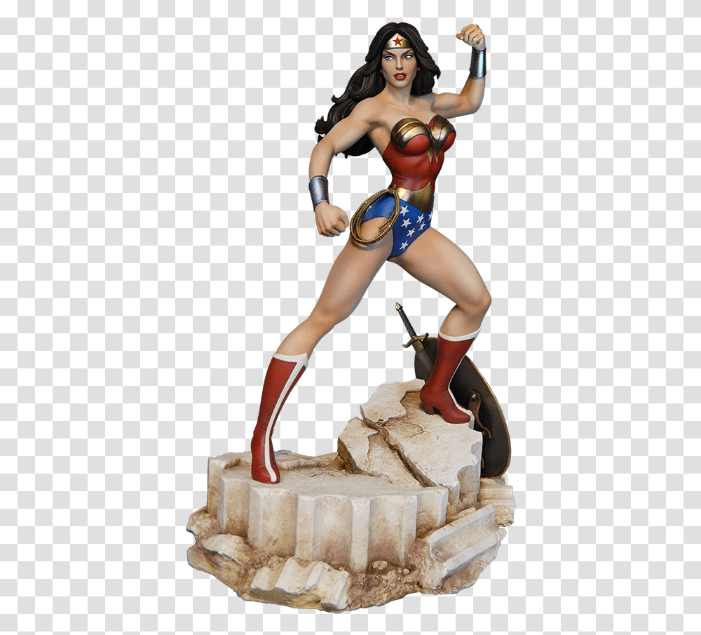 Wonder Woman Super Powers Tweeterhead Statue Tweeterhead Wonder Woman, Person, Costume, Figurine Transparent Png