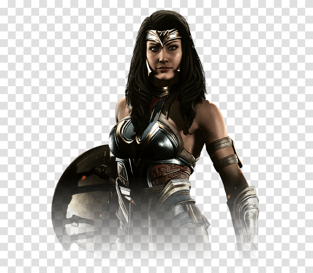 Wonder Woman V 2 Injustice 2 Render By Yukizm Dbm6556 Face Injustice 2 Wonder Woman, Person, Costume, Female Transparent Png