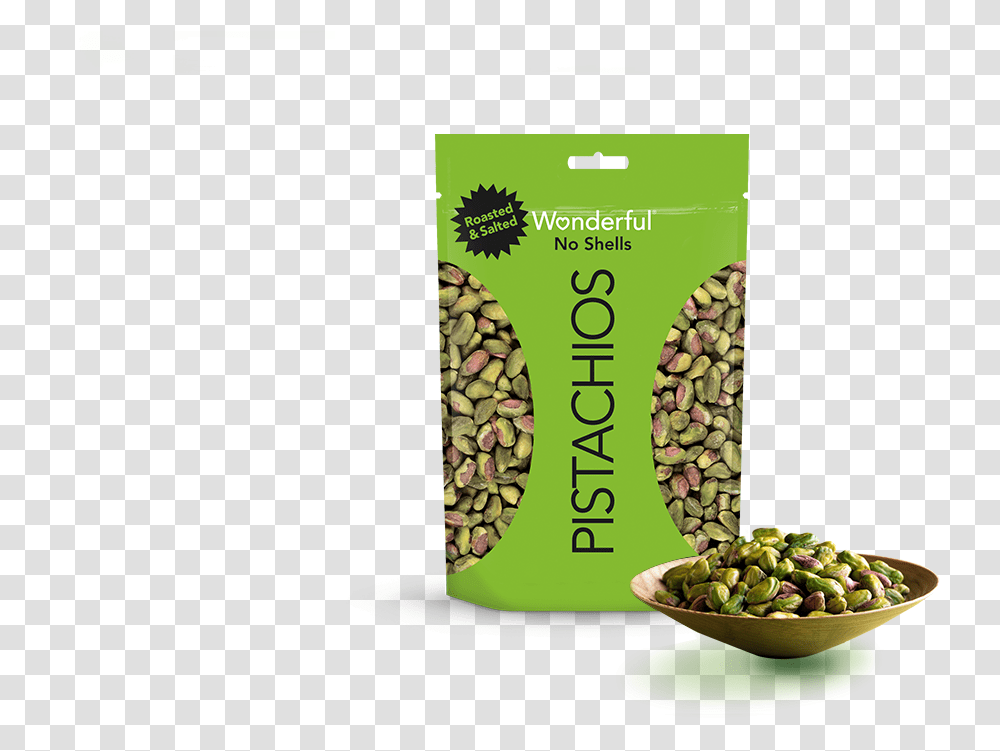 Wonderful Pistachios No Shells Download Wonderful Company, Plant, Sweets, Food, Confectionery Transparent Png