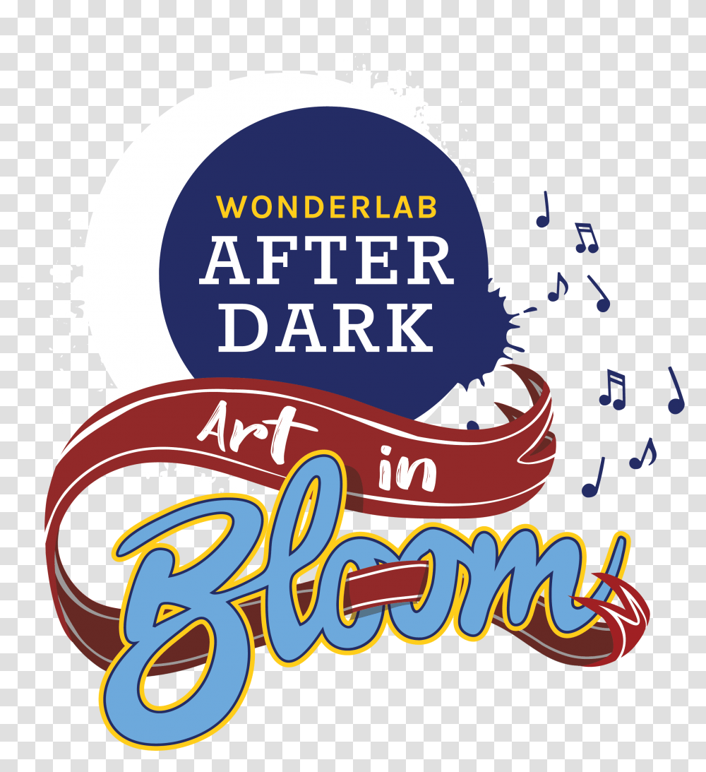 Wonderlab After Dark Calligraphy, Label, Advertisement, Poster Transparent Png