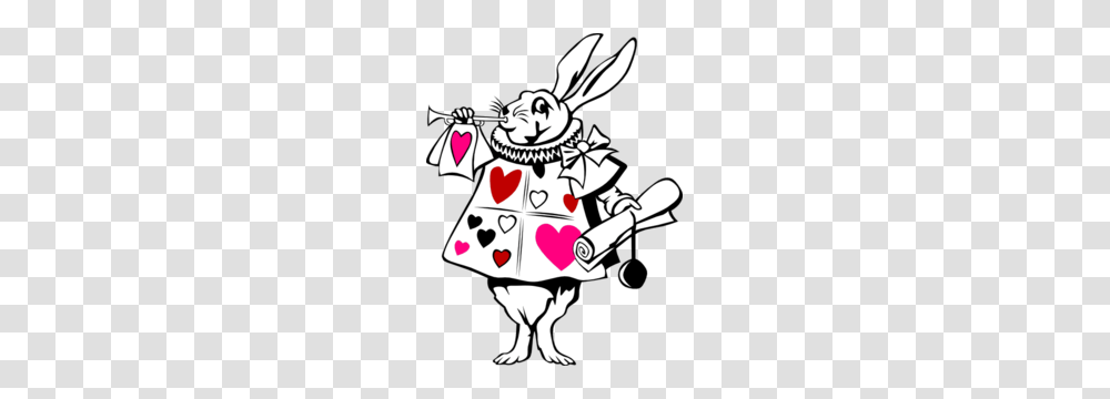 Wonderland Bunny Pink And Red Clip Art, Performer, Photography, Magician, Game Transparent Png
