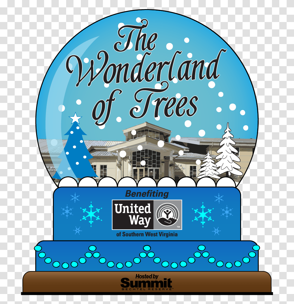 Wonderland Of Trees - United Way Southern West Virginia United Way Live United, Paper, Face, Poster, Advertisement Transparent Png
