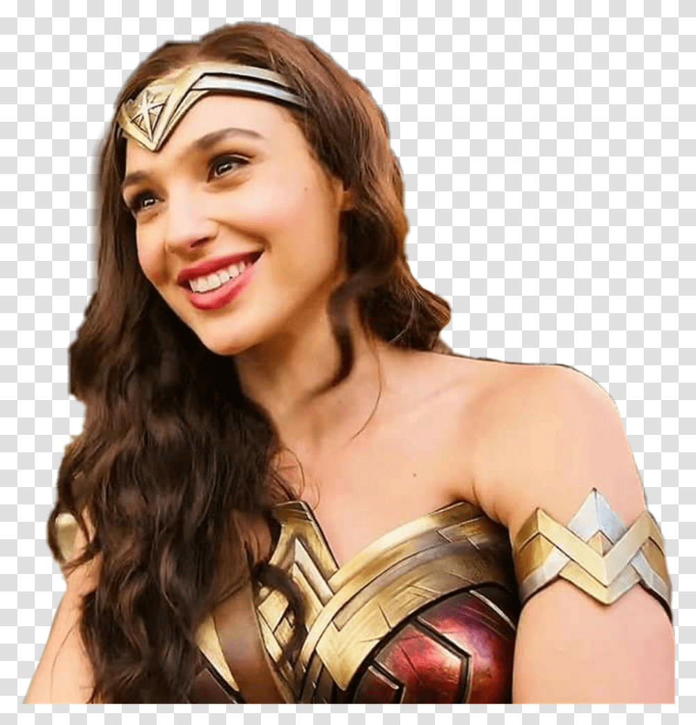 Wonderwoman Galgadot Diana Mulhermaravilha Wonder Woman Smile Hd, Costume, Person, Human, Face Transparent Png