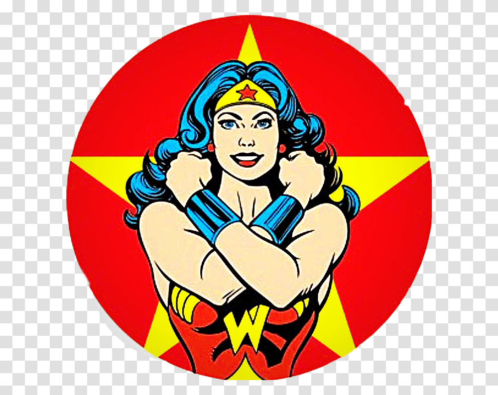Wonderwoman Sticker Wonder Woman Clipart, Person, Human, Hand, Logo Transparent Png