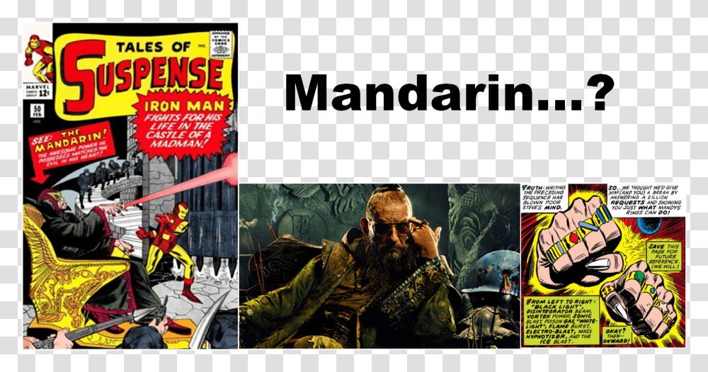Wong Tsz Mandarin Combine 1 Ironman Mandarin Comic, Person, Human, Apparel Transparent Png