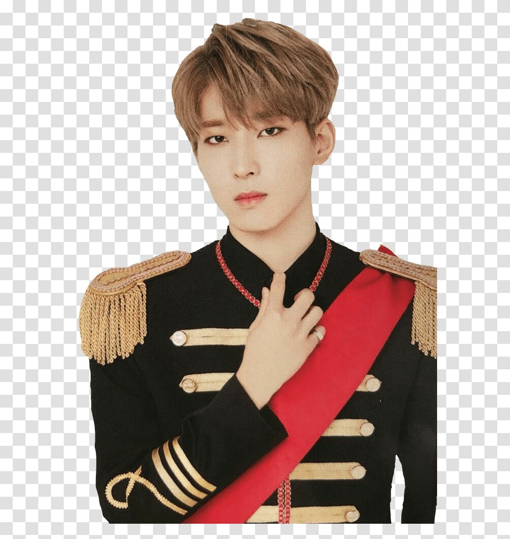 Wonwoo Wonwoo Prince, Person, Human, Military Uniform, Finger Transparent Png