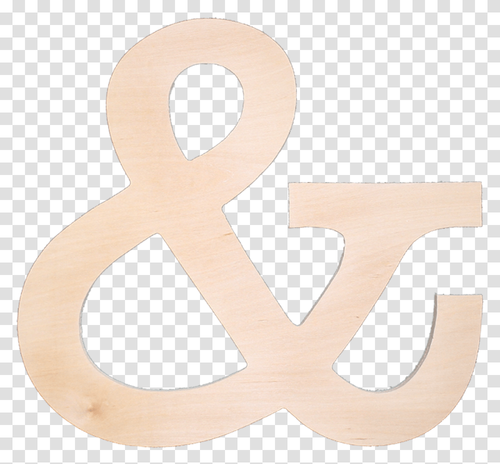 Wood Ampersand Symbol Wood, Alphabet, Rug Transparent Png