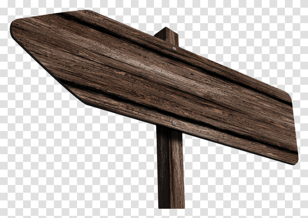 Wood Arrow Sign, Plywood, Lumber, Hardwood, Tabletop Transparent Png