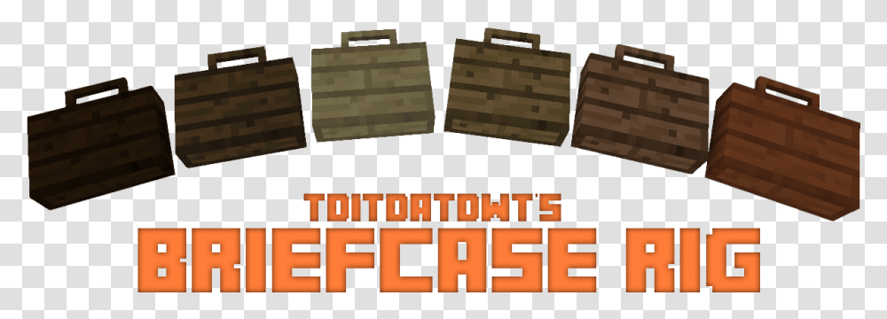 Wood, Bag, Briefcase, Minecraft, Luggage Transparent Png