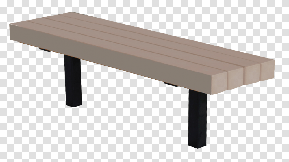 Wood Beam Park Bench No Back, Furniture, Table, Tabletop, Coffee Table Transparent Png
