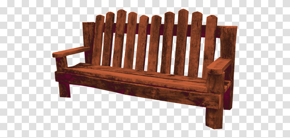Wood Bench, Furniture, Fence, Park Bench Transparent Png
