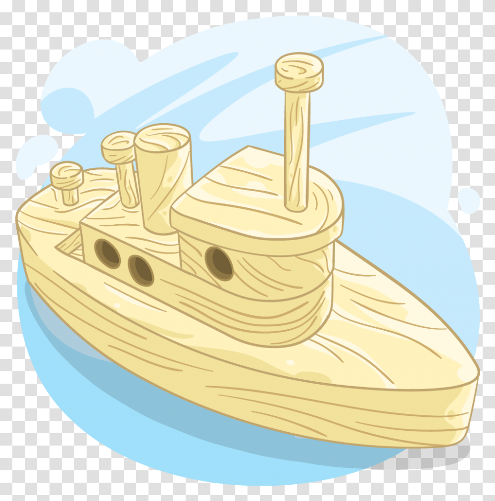Wood Boat, Apparel, Hat, Birthday Cake Transparent Png