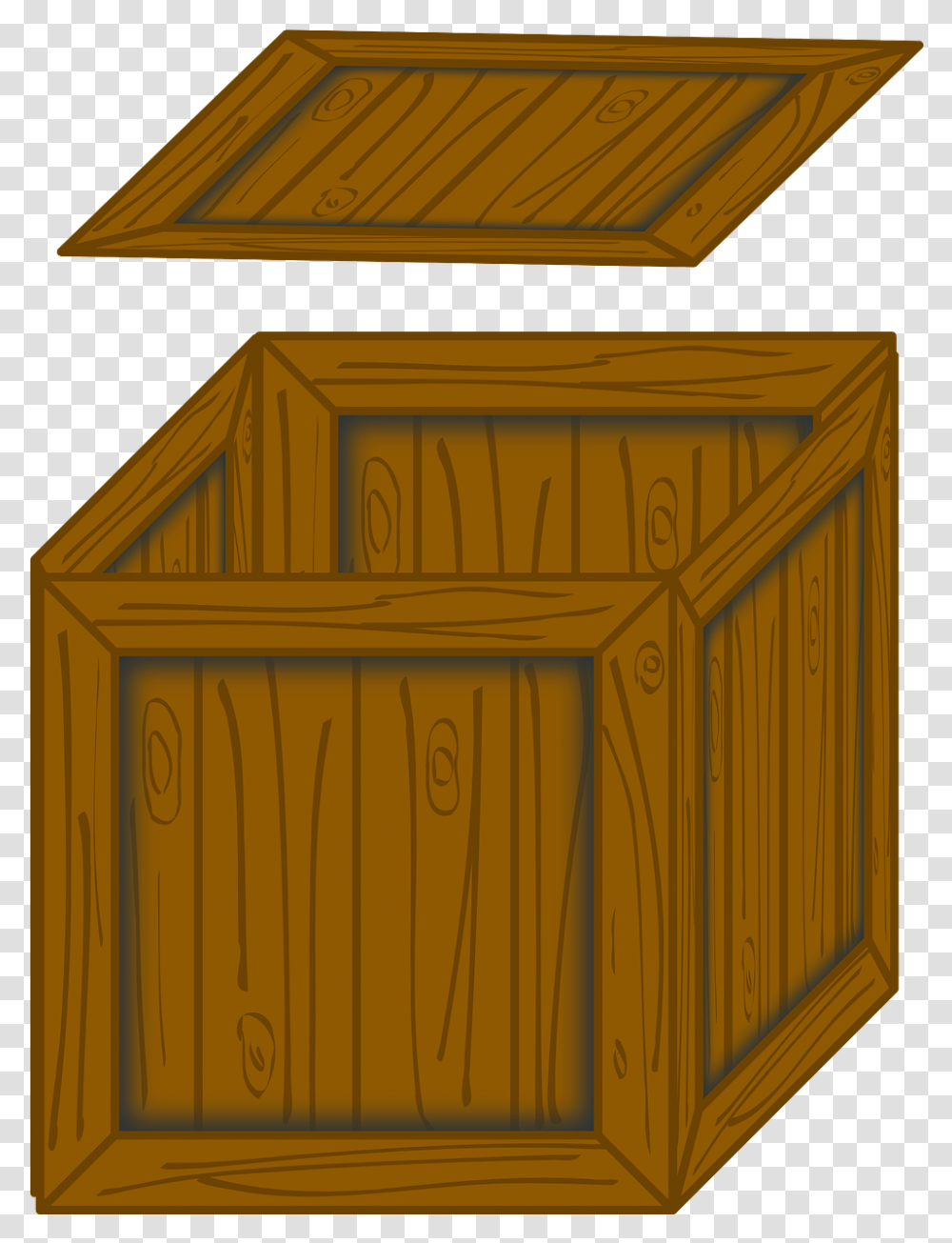 Wood Box With Background, Crate, Gate Transparent Png