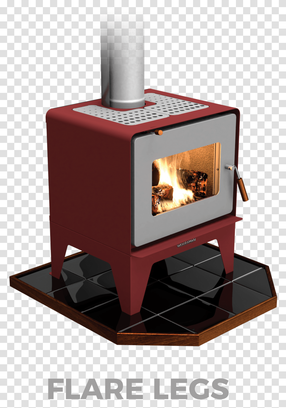 Wood Burners Christchurch Woodsman Fires Woodsman Flare Legs, Oven, Appliance, Hearth, Indoors Transparent Png