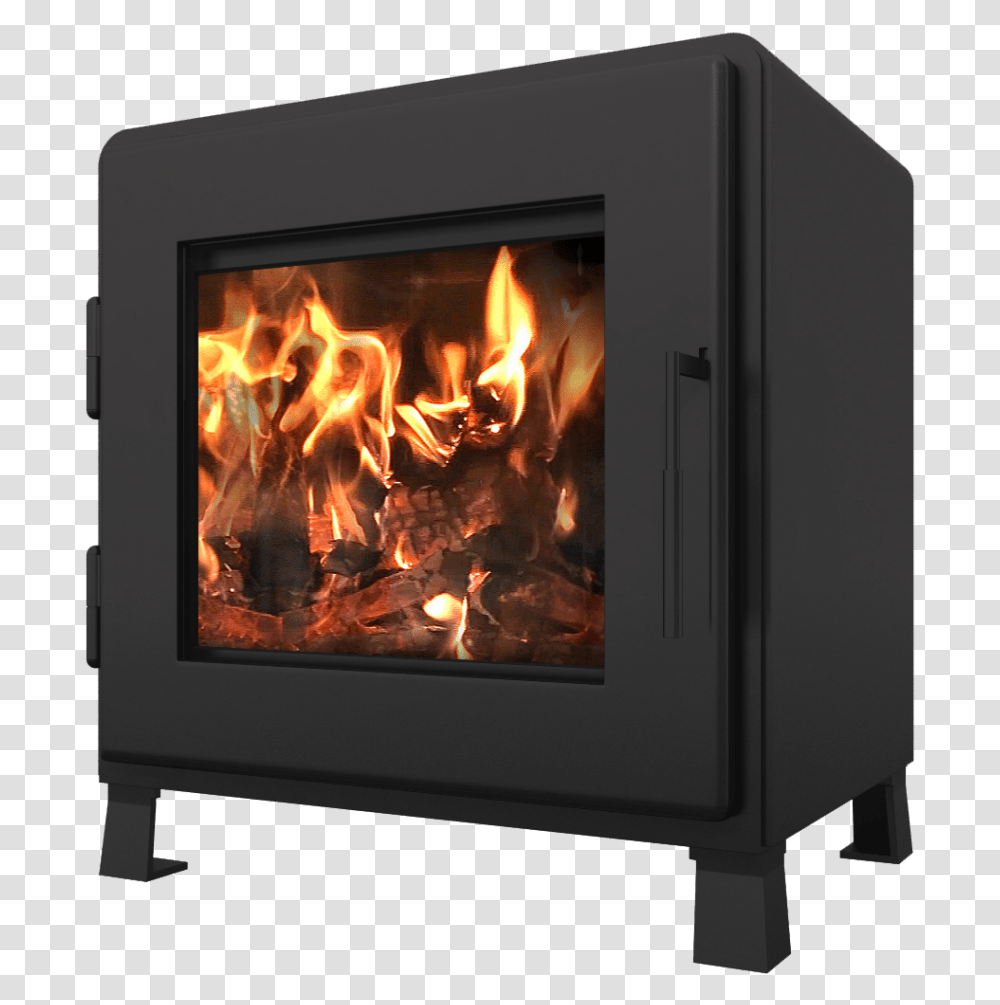 Wood Burning Stove, Fireplace, Indoors, Hearth, Screen Transparent Png