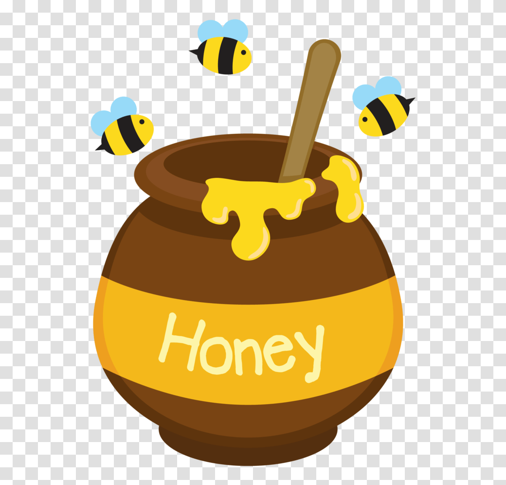 Wood Crafts Bee Bee Party, Food, Honey, Jar Transparent Png
