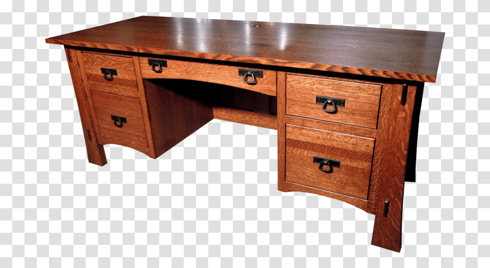 Wood Desk Office Desk Wooden, Furniture, Table, Electronics, Computer Transparent Png