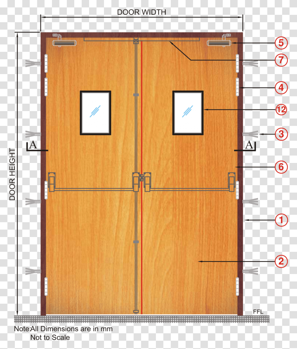 Wood Door Page5 Wooden Fire Rated Door 1332558 Dimension Of Fire Rated Door, Furniture, Cupboard, Closet, Cabinet Transparent Png