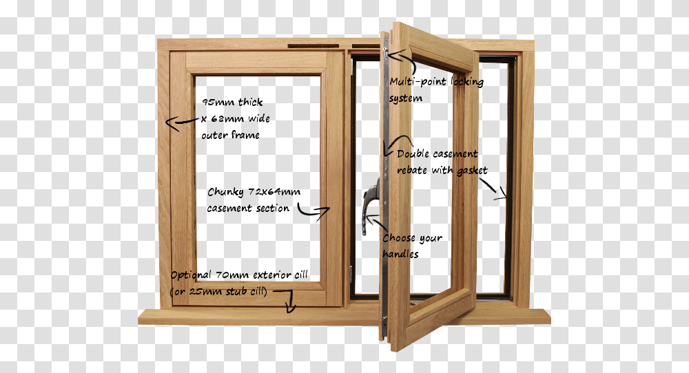 Wood Double Casement Windows, Furniture, Cabinet, Picture Window, Door Transparent Png