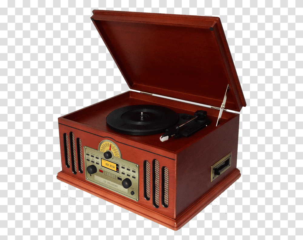 Wood, Electronics, Stereo, Box, Cd Player Transparent Png