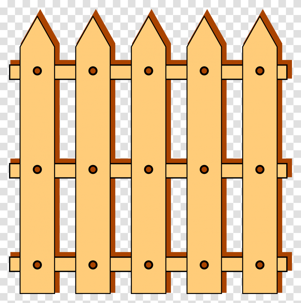 Wood Fence Cliparts, Gate, Picket Transparent Png