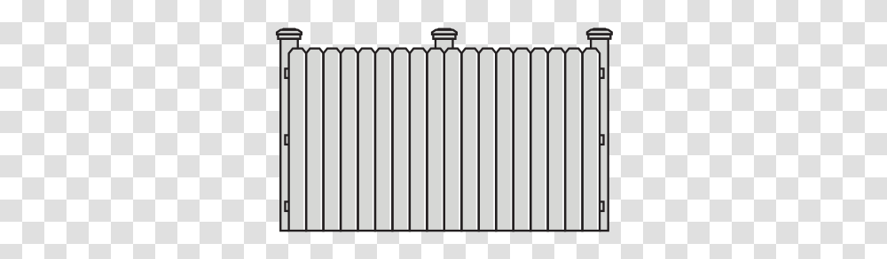 Wood Fence Styles Solid, Gate, Radiator Transparent Png