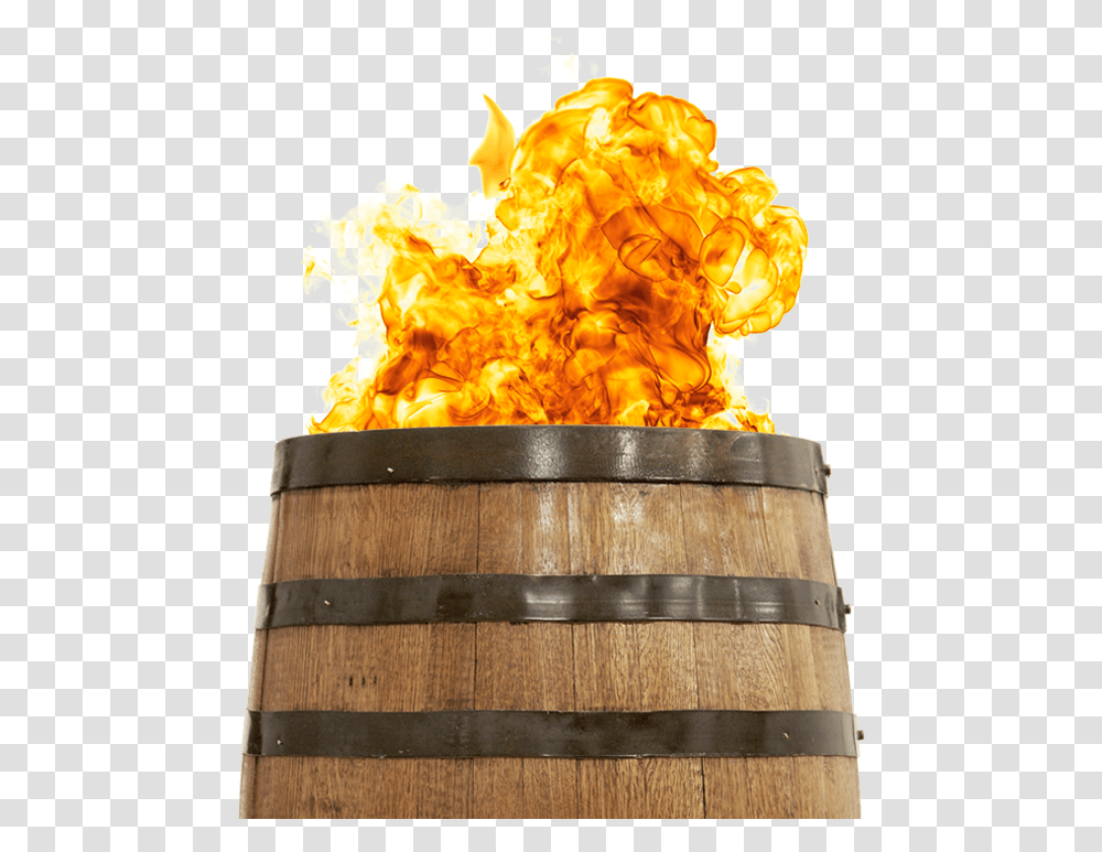 Wood, Fire, Flame, Barrel, Birthday Cake Transparent Png