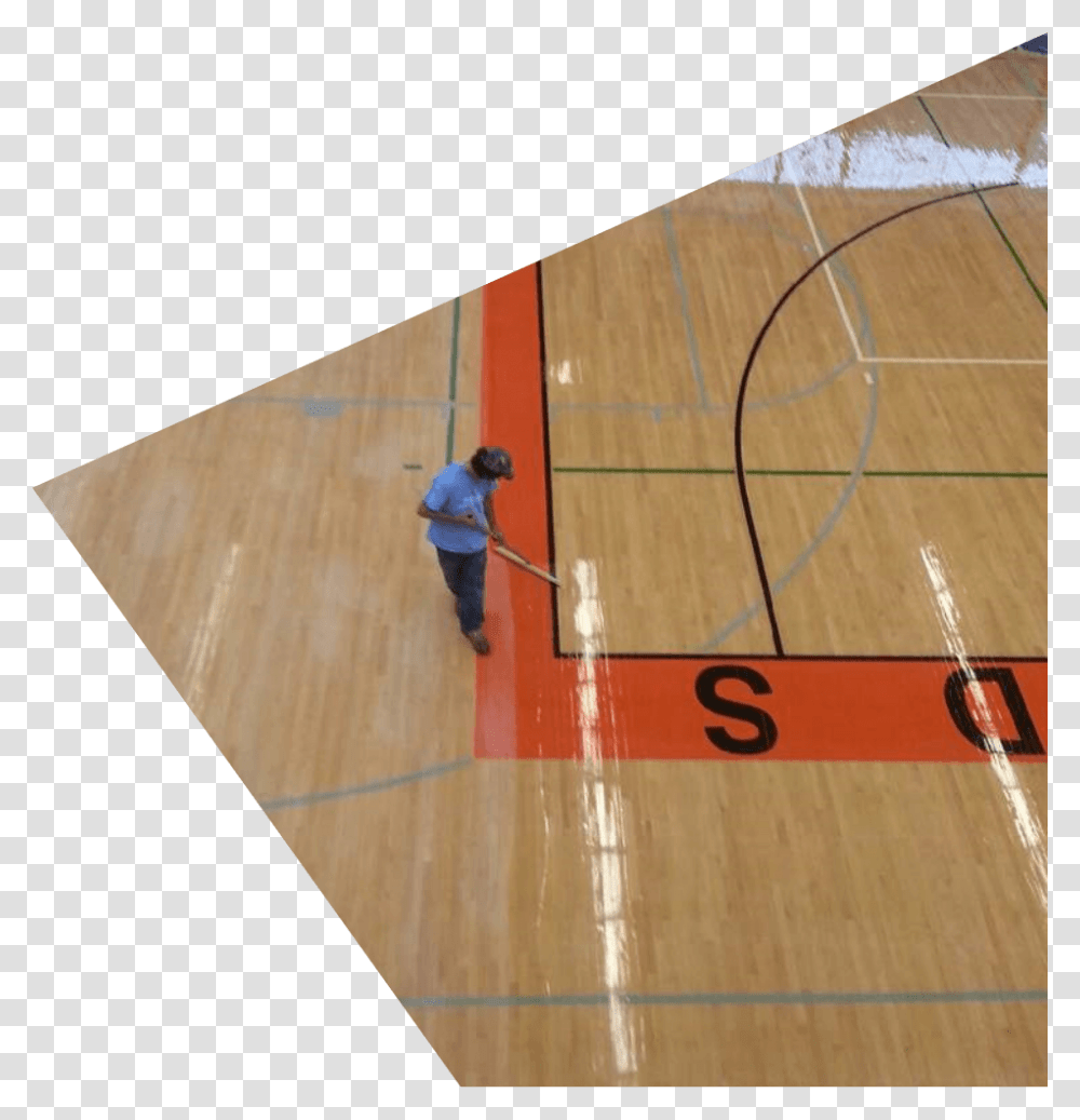 Wood Floor Services Basketball Court, Person, Human, People, Team Sport Transparent Png