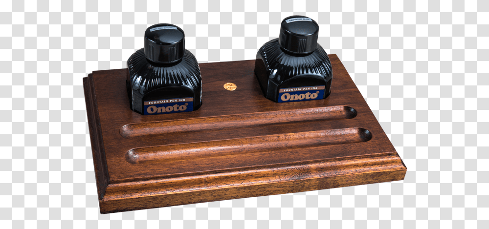 Wood Fountain Pen Ink Bottle Stand, Camera, Electronics Transparent Png