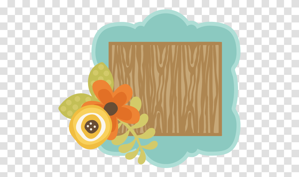 Wood Grain Frame Svg File For Cutting Machines Clipart Flower Wood Frame, Rug, Food, Sweets, Confectionery Transparent Png