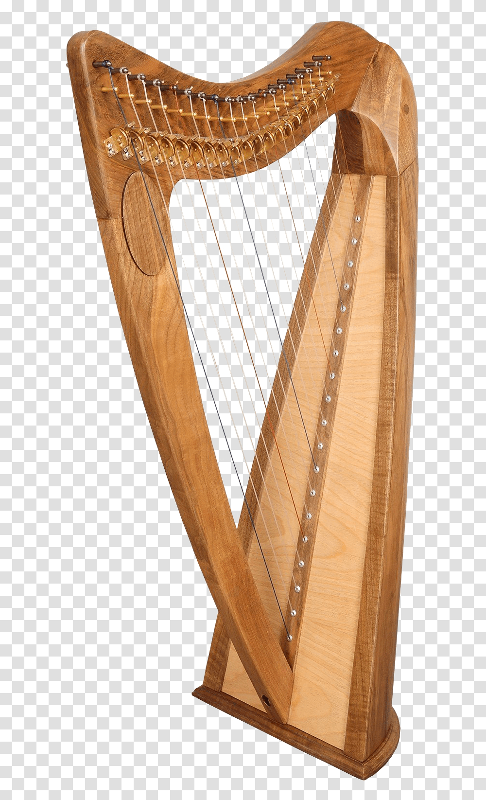 Wood Harp Clipart Celtic Harp 19 Strings, Musical Instrument, Lyre, Leisure Activities Transparent Png