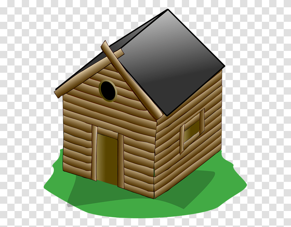 Wood House, Housing, Building, Cabin, Dog House Transparent Png