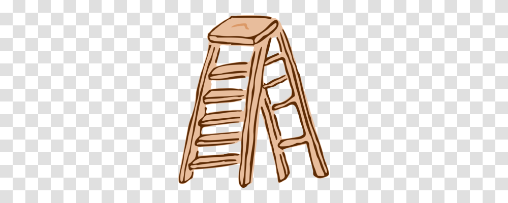 Wood Ladder Drawing Lumber Cartoon, Furniture, Chair, Interior Design, Indoors Transparent Png