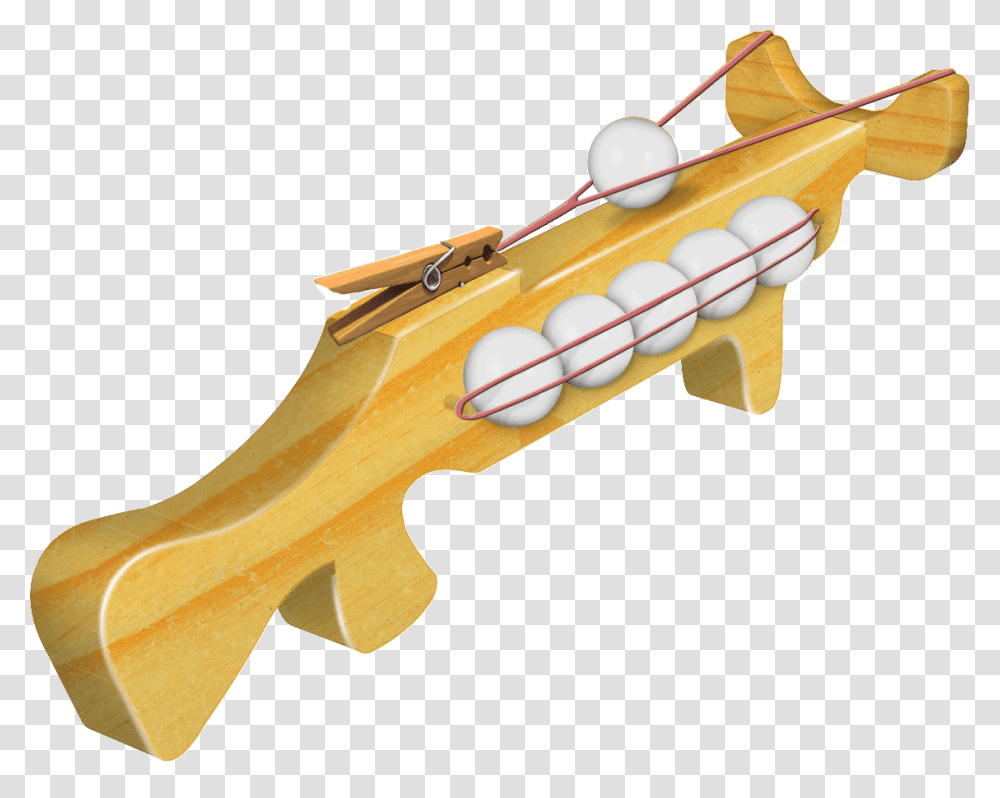 Wood Ping Pong Gun, Weapon, Weaponry, Rifle, Leisure Activities Transparent Png
