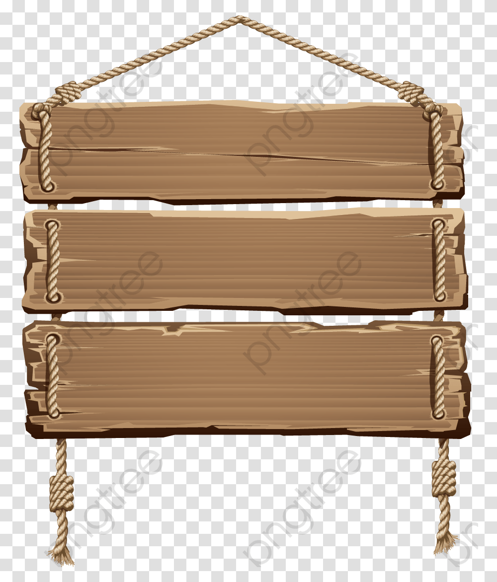 Wood Sign Vector Category Hanging Frame For Picture, Lumber, Hardwood, Furniture, Rope Transparent Png