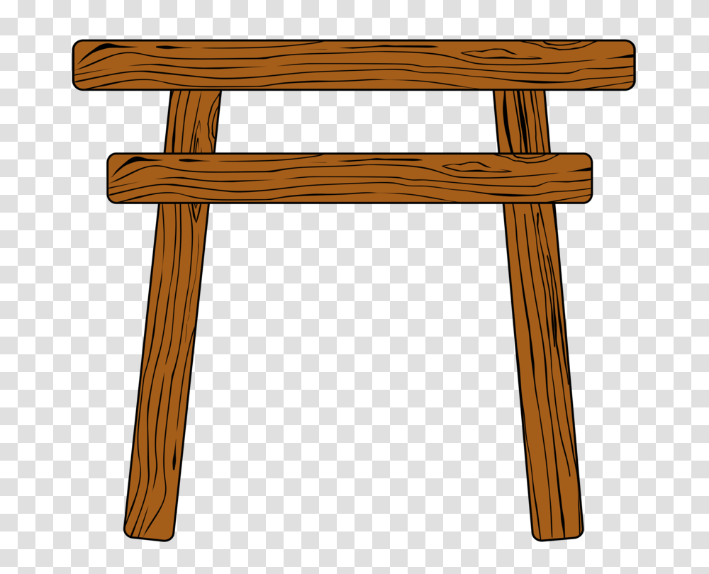 Wood Table Torii Gate Chair, Furniture, Architecture, Building, Axe Transparent Png