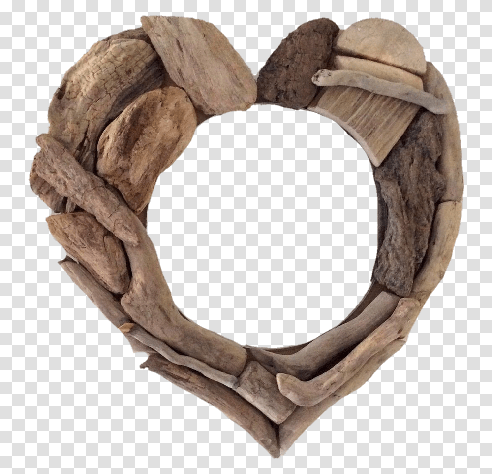 Wood Wood Frame Love Heart Bracelet, Fungus, Driftwood Transparent Png
