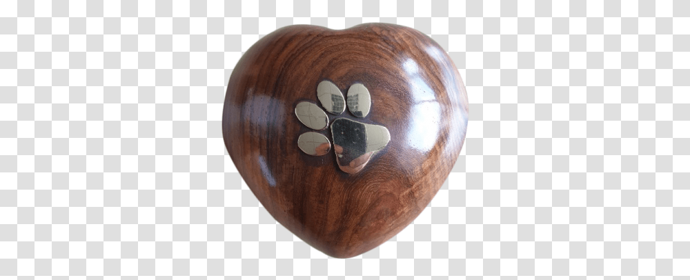Woodbury Heart Paw Cremation Ashes Keepsake Urn Heart, Sphere, Ball, Bowl, Bowling Transparent Png