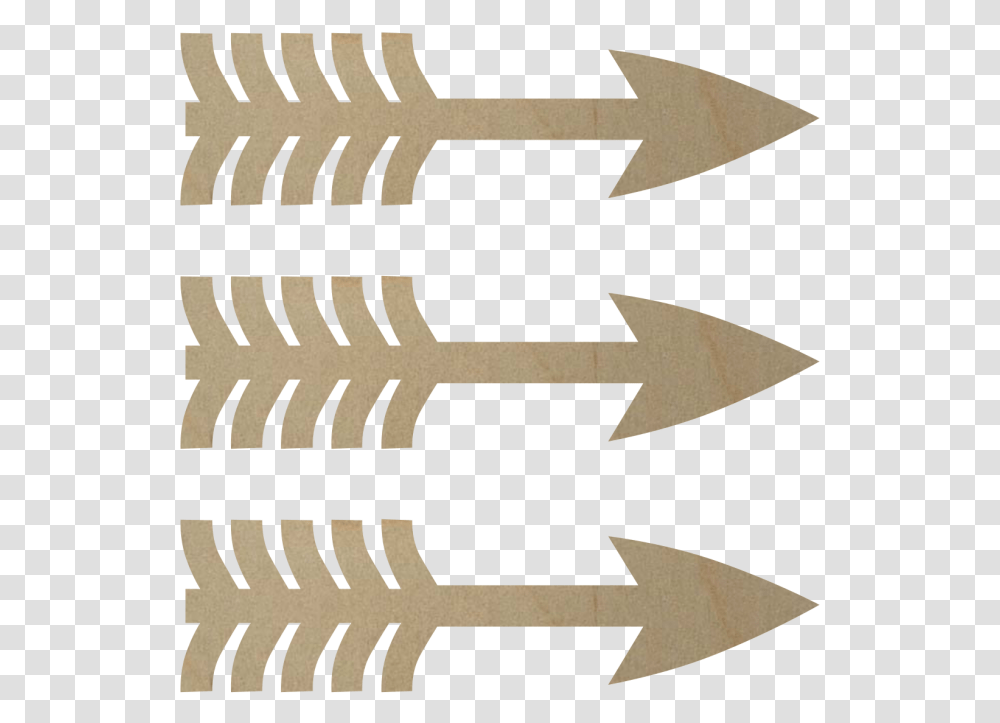 Wooden Arrow Cutout Wood, Emblem, Weapon, Weaponry Transparent Png