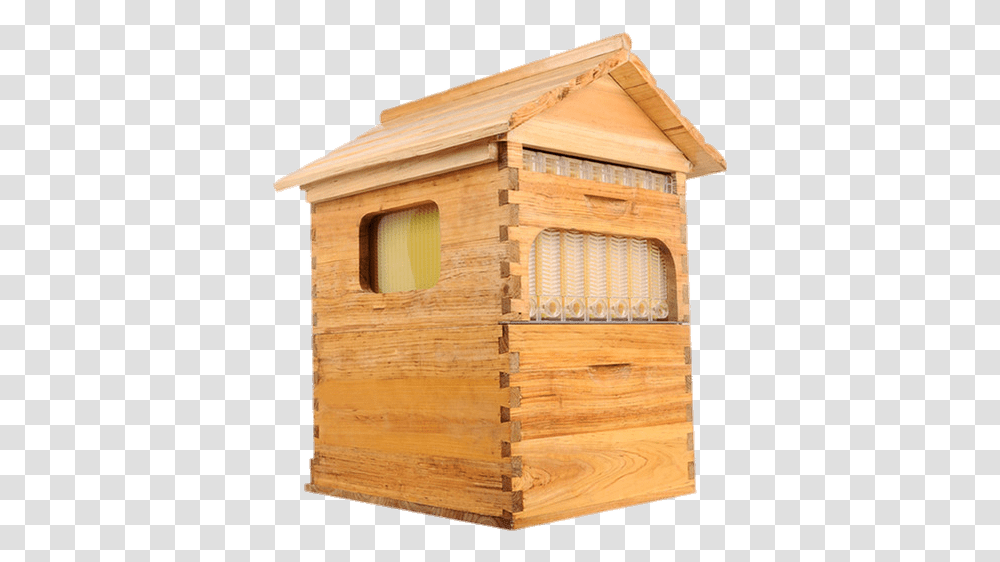 Wooden Beehive Bee Hive House, Mailbox, Letterbox, Dog House, Plywood Transparent Png