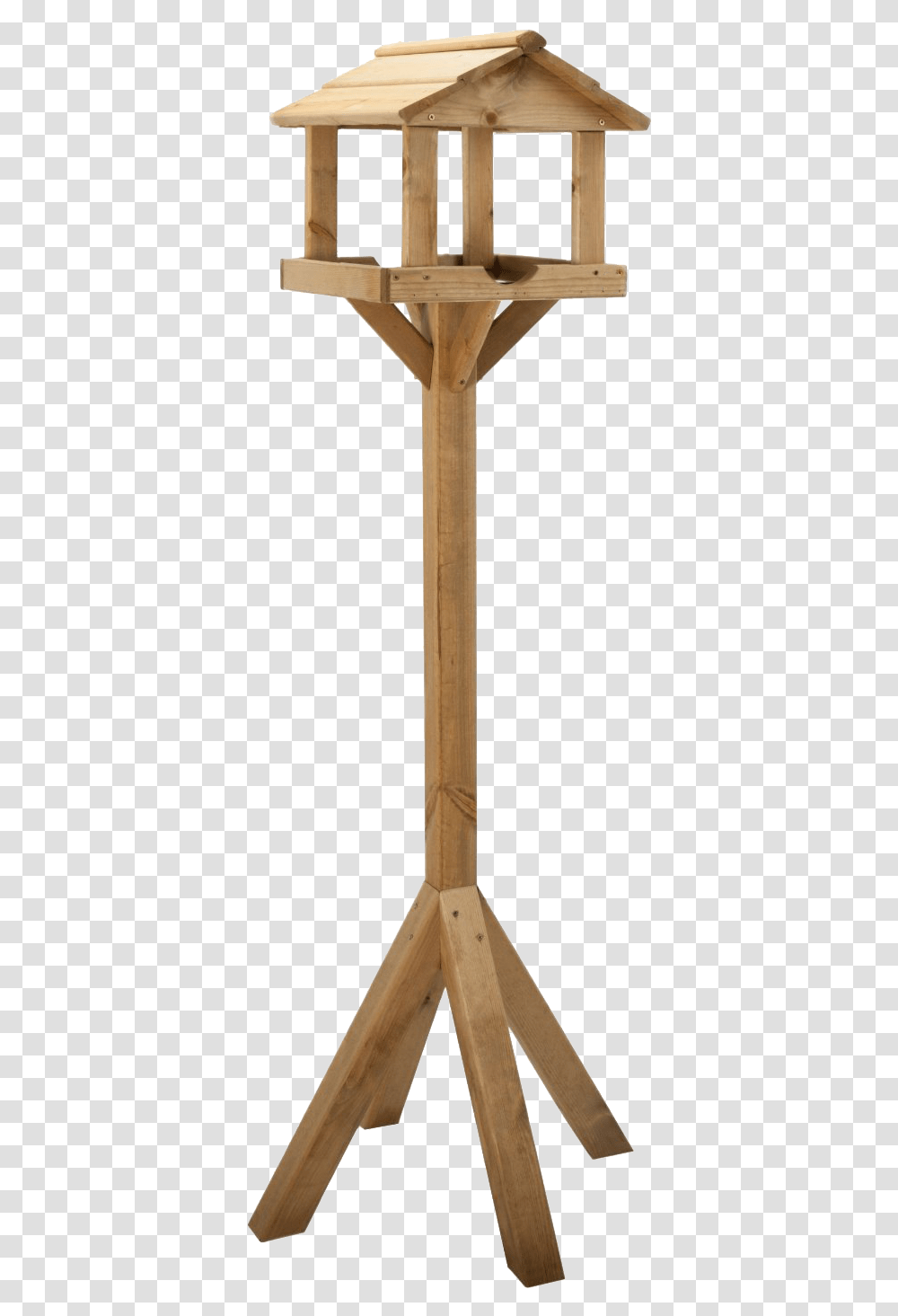 Wooden Bird Table Image Standing Bird Feeder, Cross, Weapon, Sword Transparent Png