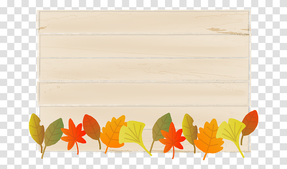 Wooden Board Autumn Leaves Clipart Maple Leaf, Plant, Nature, Outdoors, Tree Transparent Png