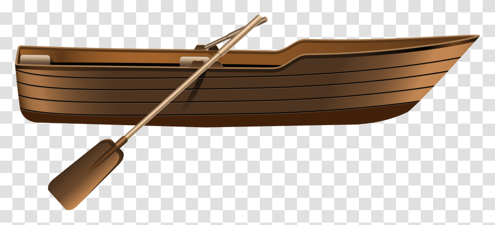 Wooden Boat Clip Art Boat Background, Oars, Vehicle, Transportation, Rowboat Transparent Png