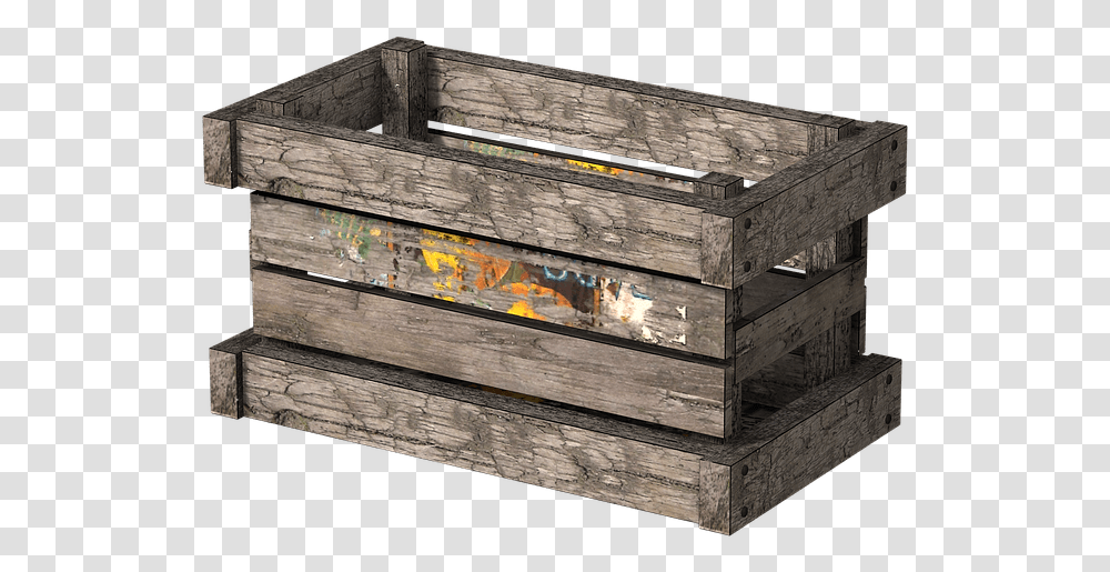 Wooden Box, Crate Transparent Png