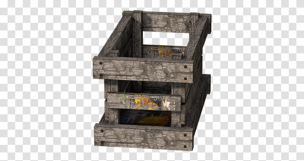 Wooden Box, Crate, Treasure, Mailbox, Letterbox Transparent Png