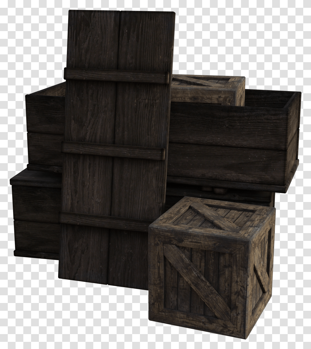 Wooden Boxes Crates Old Wooden Box Transparent Png