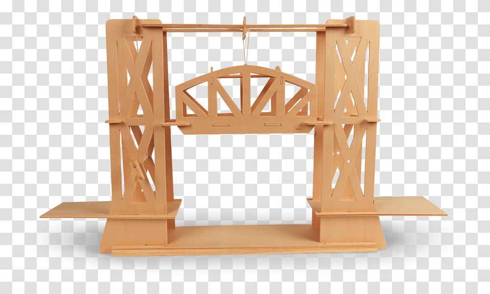 Wooden Bridge Plywood, Building, Architecture, Furniture, Bed Transparent Png