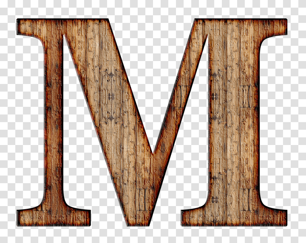 Wooden Capital Letter M, Axe, Tool, Alphabet Transparent Png