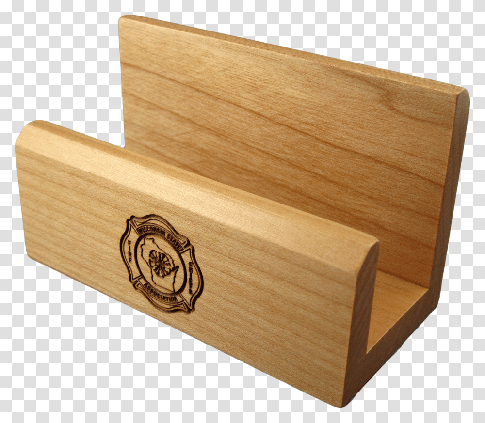 Wooden Card Holder, Box, Plywood, Furniture Transparent Png